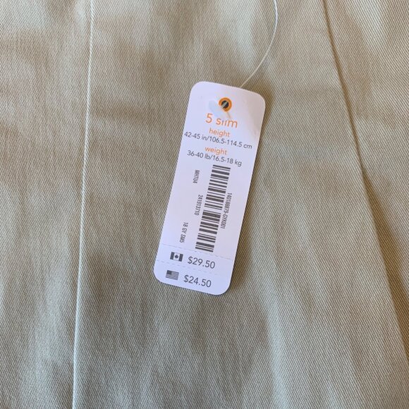 GYMBOREE Pleated Khaki Skirt Girls 5 Slim Girl Uniform Tan NEW With Tags NWT - Picture 6 of 6